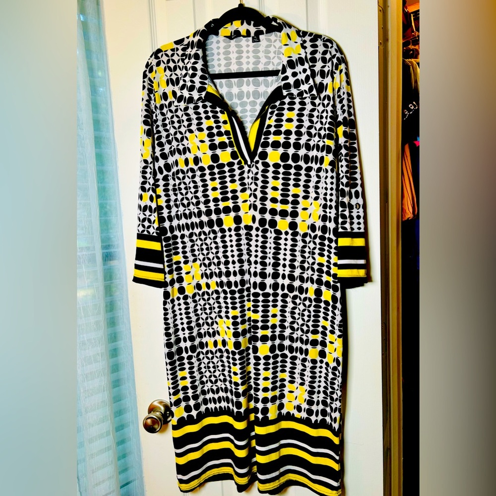 MLLE Gabrielle Midi Dress - Sz XL